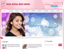 Tablet Screenshot of nhakhoabaominh.com